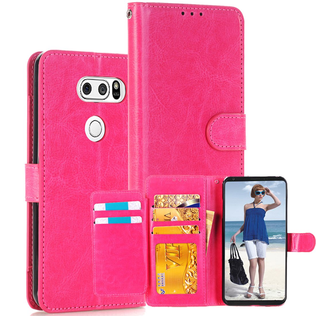 Best hot pink phone lanyard lg case
