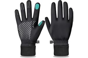 Winter Gloves for Men and Women - Water Resistant Thermal Snow Gloves with Touch Screen Fingers for Running Driving Ski