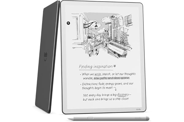 Amazon Kindle Scribe 32GB (newest model) â€” 11â€ paper-like display with front light â€” Write in notebooks, docs, and books. With AI to summarize, refine and search notes. Pen included - Graphite