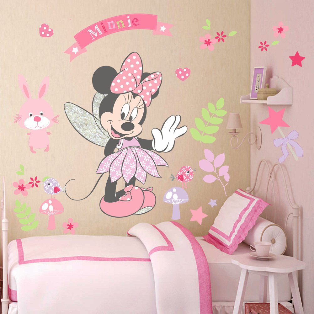 Baby Kibi Wandtattoo Mickey Mouse Wandtattoo Mickey Und Minnie Wandaufkleber Mickey Mouse Wandsticker Mickey Maus Wandsticker Kinderzimmer Micky Mouse Aufkleber Wanddeko Wandsticker Minnie Maus Wandsticker Wandfiguren Micky Maus Wandtattoo