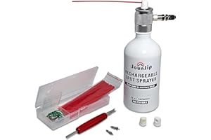 JOUNJIP Refillable Non Aerosol Compressed-Air Spray Bottle- Pressurized Sprayer, Aluminum Can Sprayer for Automotive, Cleaning and Lubrication- 16 oz (Empty Bottle), NOT an Air Duster