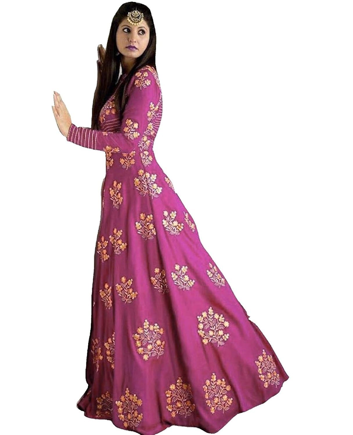 lehenga choli banglorey silk febric with semi-stitched blouse piece.