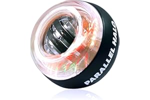 Parallel Halo Power Wrist Ball AUTO Start Wrist Exercises Force Ball Gyroscope Ball Wrist and Forearm Exerciser Arm Strengthener for Stronger Muscle and Bones