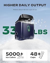 Nugget Ice Maker Countertop, Pebble Ice Maker with