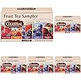 Celestial Seasonings Fruit Tea Sampler Herbal Variety Pack, Caffeine Free, 18 Tea Bags Box (Pack of 5)