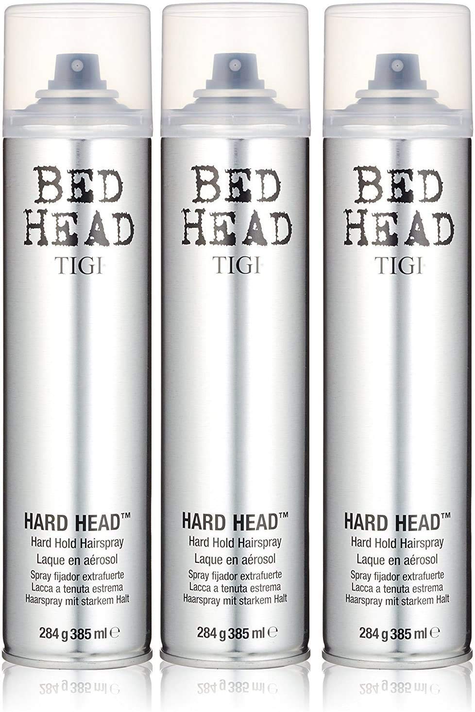 Tigi Bed Head Hard Head Spray 10.6 Oz Each (Pack of 3)