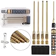 INJORA Hex Screwdriver 4 in 1- Allen Wrenches Set 1.5mm 2.0mm 2.5mm 3mm with 4 in 1 Cross Wrench 4 5 5.5 7mm- RC Tool Kit for TRX4 Arrma Helicopter Drone Boat