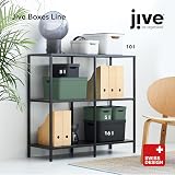 Rotho Jive Dekobox Set of 3 5l Lidded Storage Boxes White/Anthracite view 7