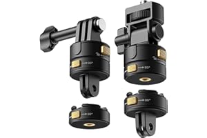 Neewer 6 in 1 Action Camera Mount Kit, Compatible with Hero 13 12 11 Max DJI Osmo Action Insta360, Metal Magnetic Quick Relea