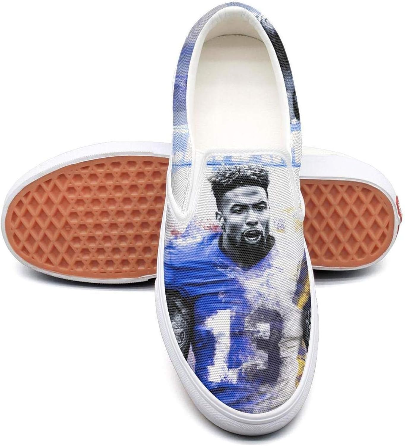 mens designer canvas trainers