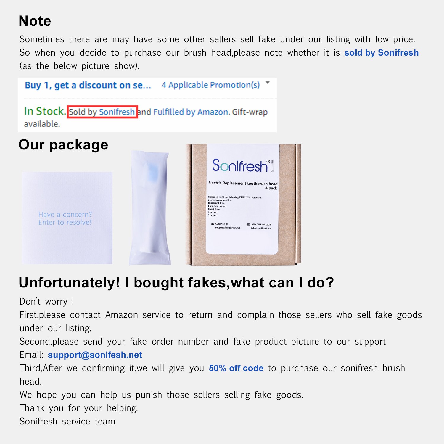 Sonifresh Replacement Toothbrush Heads,Gum Health Replacement Heads for Philips Sonicare Electric Toothbrush (Multiple Series),4 Count