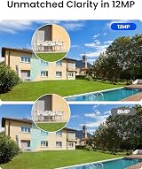 Reolink 12MP PoE Security Camera Outdoor Spotlight Color Night Vision RLC-1212A view 2