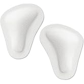 Pedag T-Form | German Made | Metatarsal Foot Pads for Pain Relief | Anatomically Correct | Vegetable Tan Leather | Self Adhesive | White | Size X-Large, Fits US Men 11-13 | 1 Pair