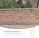 Toddmomy Stainless Steel Sprayer Pole Extension Wand for Garden Sprayers view 7