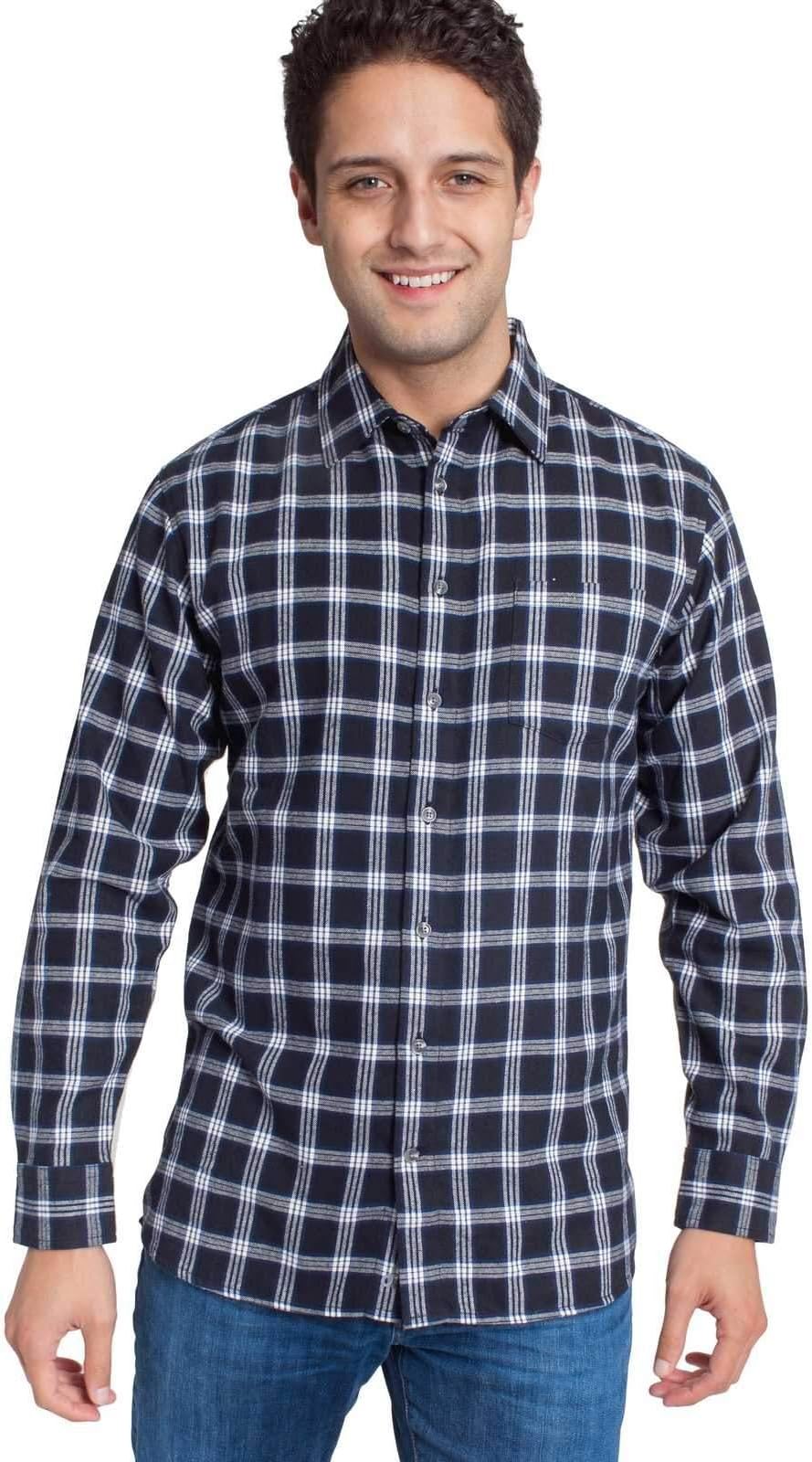 Ably Apparel Spruce Flannel Shirt | Repels Liquids, Stains, and Odors
