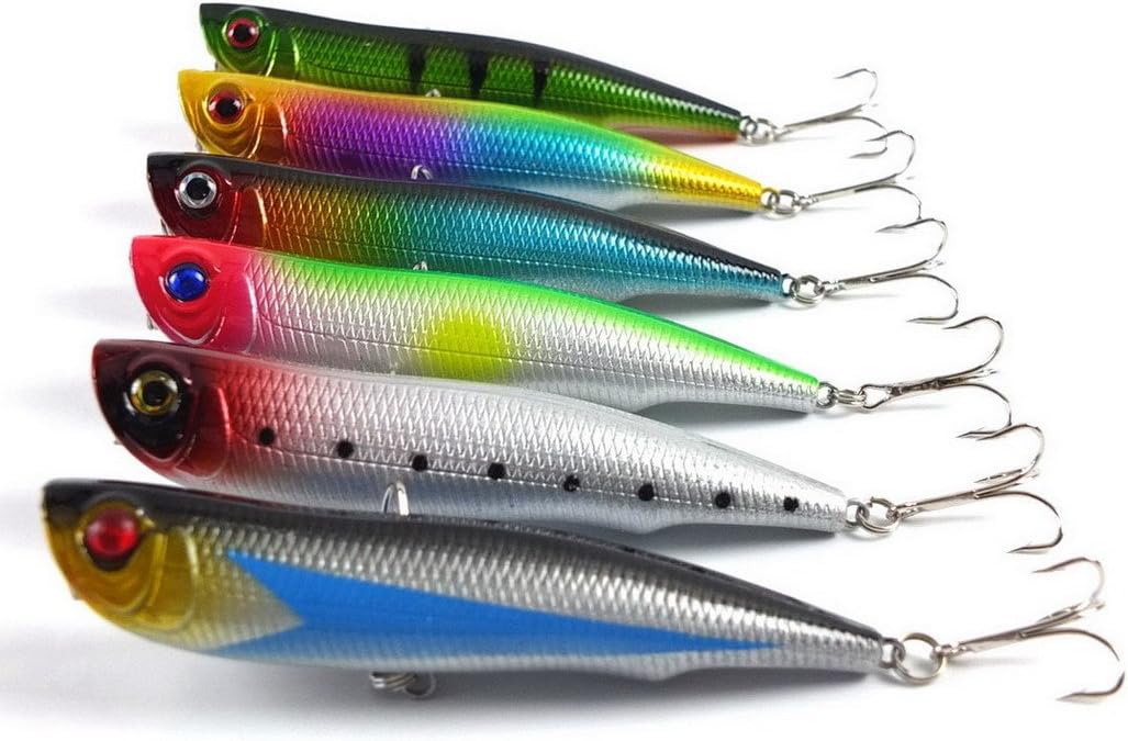 LMAB Topwater Köder Splash Vibe 70F - Popper 7cm 10g Für Hecht, Barsch, Rapfen