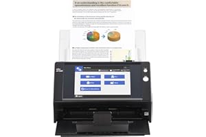 Fujitsu PA03706-B205 Network Document Scanner, Black/Gray