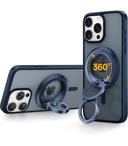RESPECTEC BRO Magnetic Phone Ring Holder - Dual Ring Grip Stand For IPhone & Android