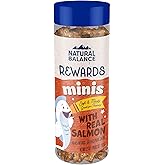Natural Balance Limited Ingredient Mini-Rewards Salmon Grain-Free Dog Training Treats for Dogs | 5.3 Ounce Canister