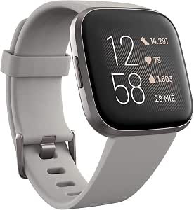 Fitbit Versa 2, Smartwatch con control por voz, puntuación del sueño y  música, batería de +4 días : Fitbit: Amazon.es: Electrónica
