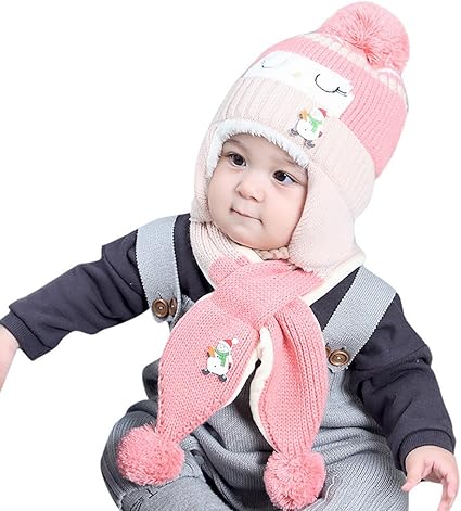 baby boy hat and scarf sets