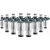 8PCS Fuel Injectors For Lexus LS400 SC400 IS400 4.0L V8 Engine | Fits 1992-1997 Models, Direct Replace OE FJ525,23250-50020,2325050020,23209-50020,2320950020