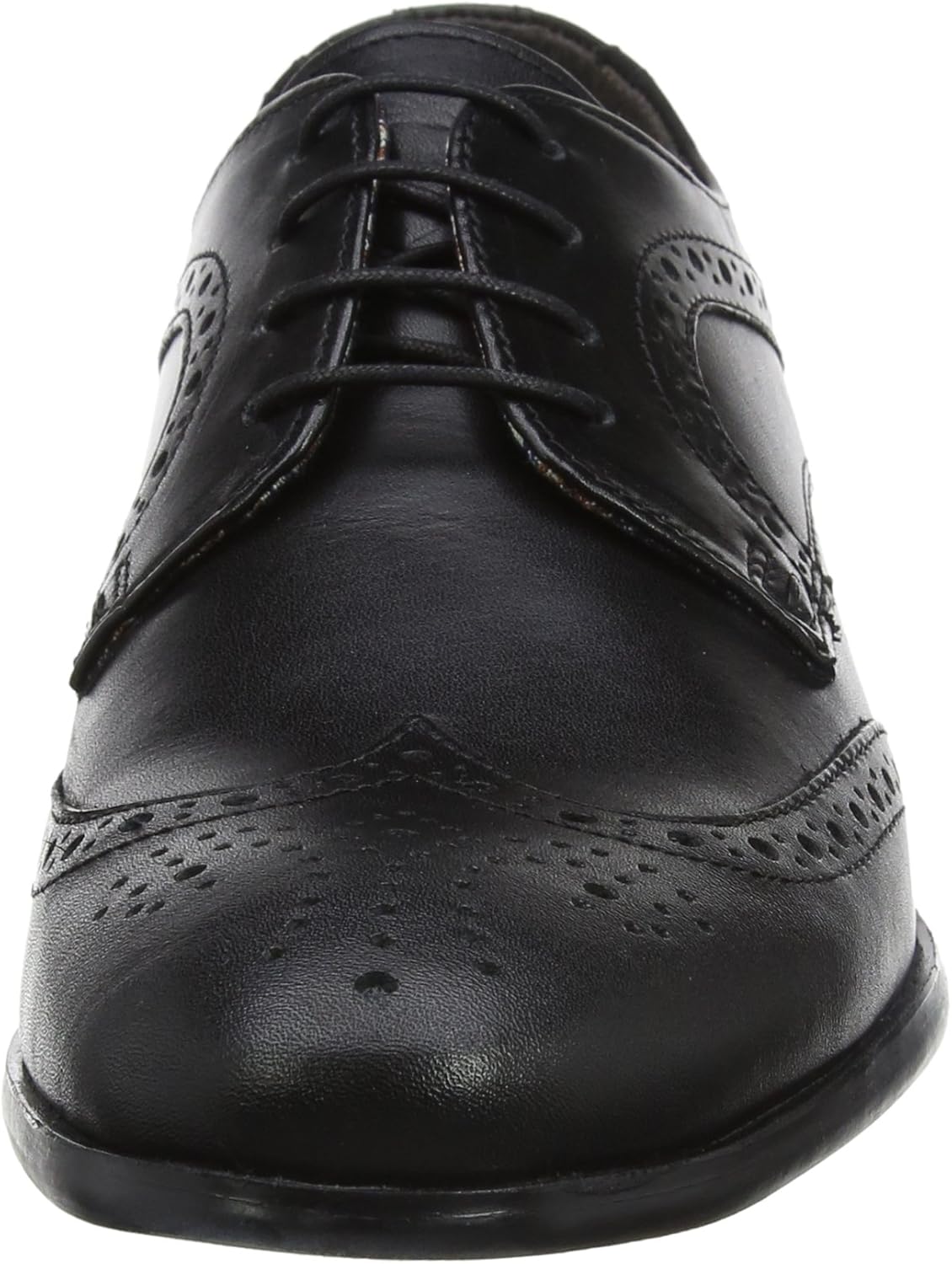 red tape black derby formal shoes