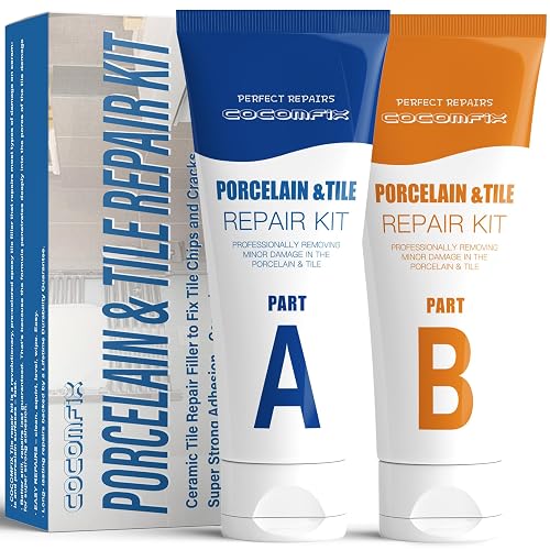 Porcelain Repair Kit, High-Gloss Porcelain Sink Repair Kit White ...