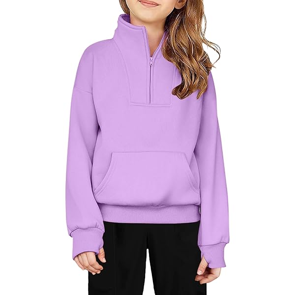 Amazon.com: Bubeutou Half Zip Sweatshirts Womens Quarter Zip