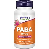 NOW Supplements, PABA 500 mg, B-Complex Family, 100 Caps