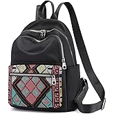 Collsants Small Nylon Backpack for Women Lightweight Mini Backpack Purse Travel Daypack (SH)