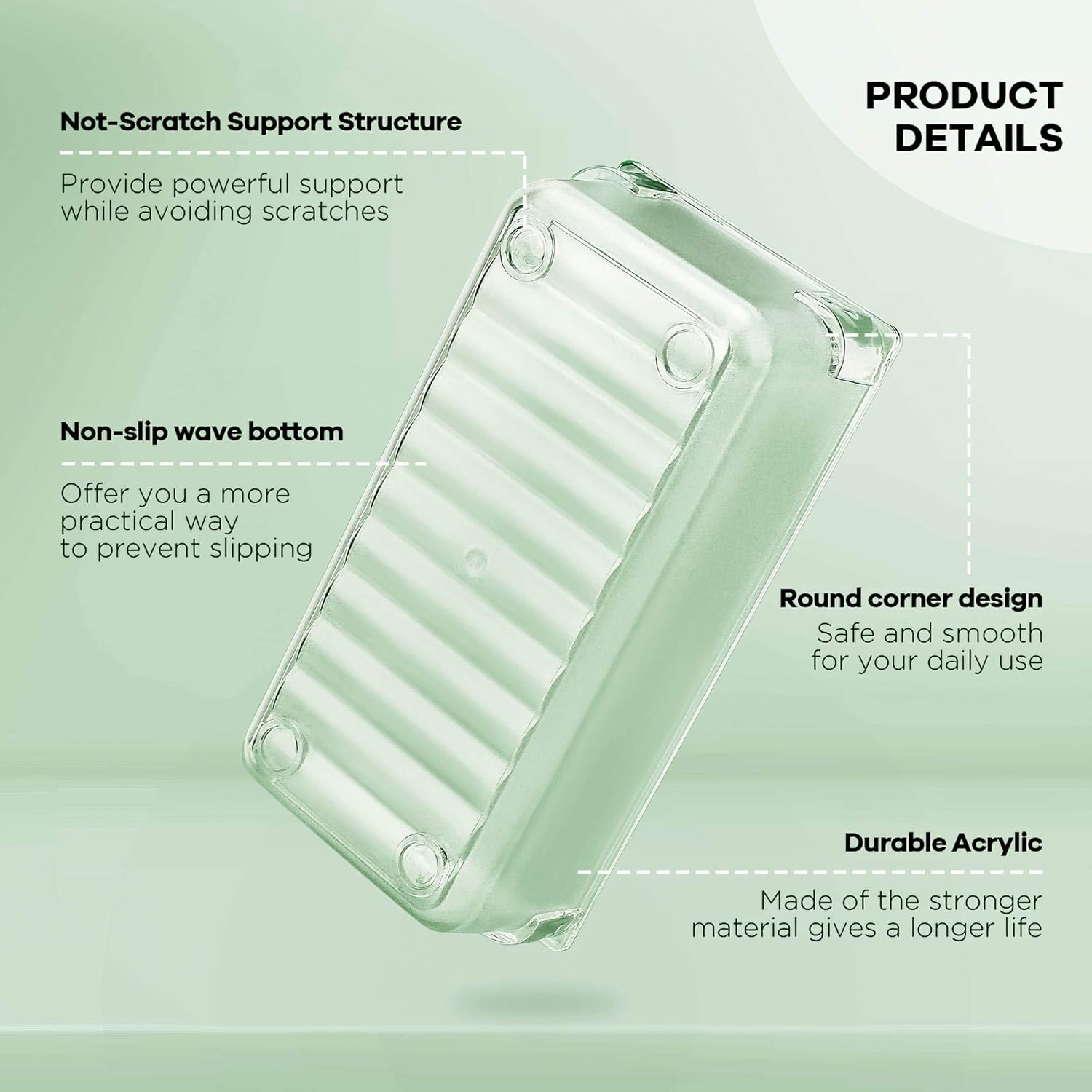 Puroma 10-pcs Desk Drawer Organizer Trays, 5 Different Sizes Large Capacity Plastic Bins Kitchen Drawer Organizers Bathroom Drawer Dividers for Makeup, Kitchen Utensils, Jewelries and Gadgets: Home & Kitchen