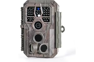 GardePro A5 Trail Camera (Non Cellular, Non WiFi) 64MP 1296p, Game Cameras with Clear 100ft Night Vision, Advanced Sensor, Mo