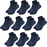 hoomore Unisex Kids Ankle Socks,Seamless Low Cut Sport & Everyday Socks for Boys Girls,Soft Breathable Cotton,10 Pairs