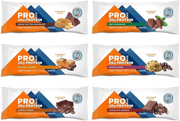 PROBAR – PROTEIN BAR, VARIETY PACK, NON-GMO, GLUTEN-FREE, HEALTHY, PLANT-BASED, WHOLE-FOOD INGREDIENTS, NATURAL ENERGY (12 COUNT) – FLAVORS MAY VARY