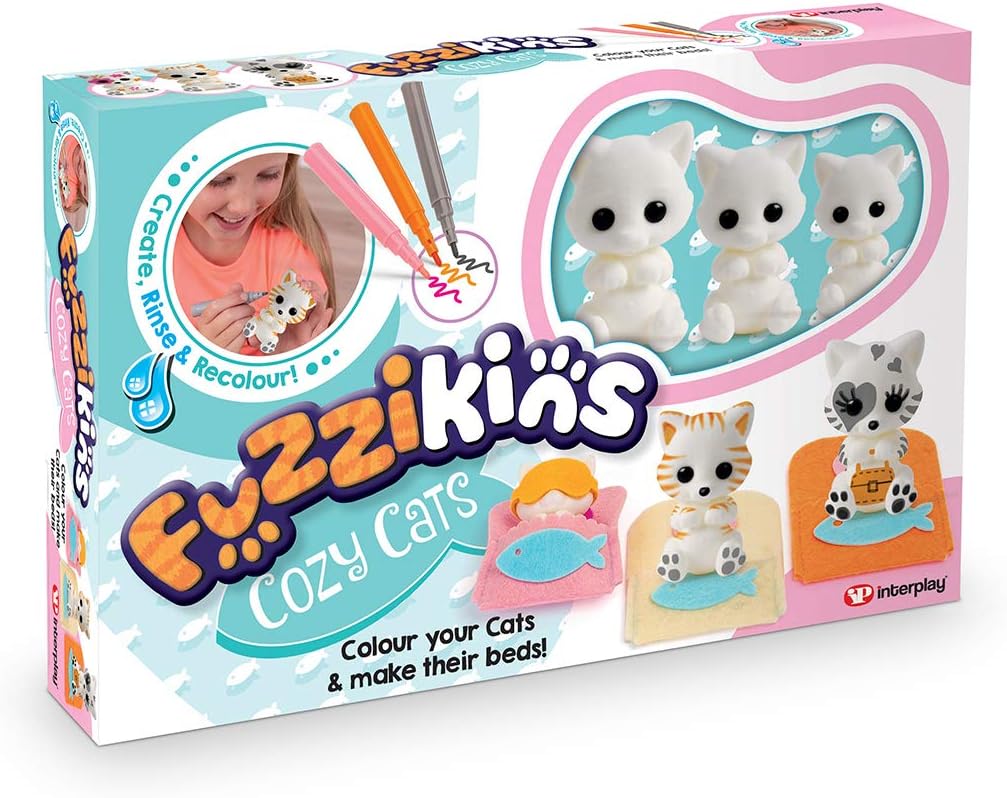 Fuzzikins FF001 Doll Set, Cozy Cats