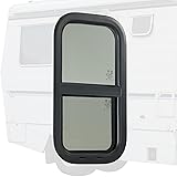 AUSUM MOTOR Vertical RV Window 12" W x 22" H Tinted