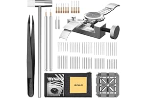BYNIIUR Watch Link Removal Kit, Watch Band Remover Tool Watch Adjustment Tool Kit, Watch Resizing Kit Pin Removal Tool, Watch Kit Tools Link Remover Tool for Watches,Watch Sizing Tool Kit with Bag