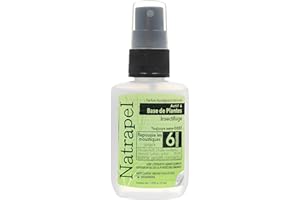 Natrapel 6-Hour Mosquito, Tick and Insect Repellent Pump Spray, DEET-Free Lemon Eucalyptus, Long Lasting Bug Protection, Repe