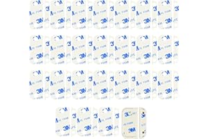 MONSENSIY 24PCS Ring Sensor Adhesive Pads for Ring Alarm Contact Sensors and Magnets(2nd Gen), Adhesive Replacement Tapes,Double Sided Sticky Strips for Ring Door Sensors, Easy Installation,Pre-Cut