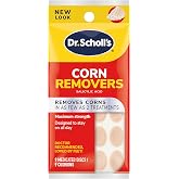 Dr. Scholl's Corn REMOVERS, 9 Ct // Removes Corns in as Few as 2 Treatments, Maximum Strength, Stays on All Day