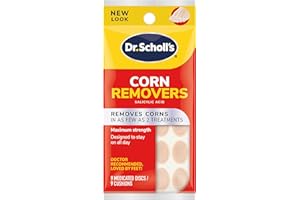 Dr. Scholl's Corn REMOVERS, 9 Ct // Removes Corns in as Few as 2 Treatments, Maximum Strength, Stays on All Day