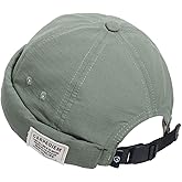 Croogo Hats for Men - Brimless Cap, Retro Strapback, Adjustable Landlord Skullcap