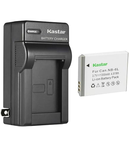 Kastar NB-6L Replacement Battery For Canon PowerShot D10, D20, D30, ELPH 500 HS, S90, S95 – 1300mAh Li-Ion