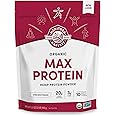 Manitoba Harvest Hemp Yeah Organic Max Protein Powder, Unsweetened, 32oz, with 20g Protein and 4.5g Omegas 3&6 per Serving, Keto-Friendly, Preservative Free, Non-GMO, Packaging May Vary