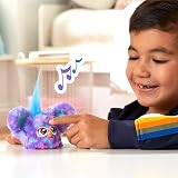 Furby Furblets Groo-Vee Mini Electronic Plush Purple Blue 6+ Clip view 2