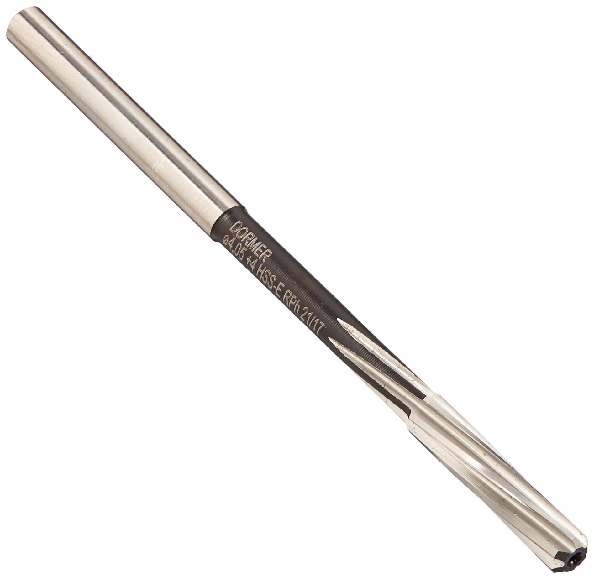 Dormer B170 B1704.05 HSS-E High Speed Cobalt Steel Straight Shank Chucking Machine Reamer - Incremental Sizes, Diameter 4.05 mm, Single Pack