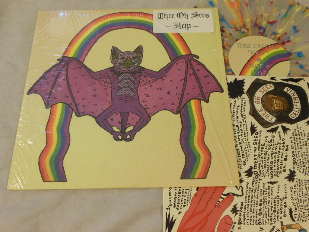 Thee Oh Sees Help In Shrink W Hype Rainbow Vinyl Lp In The Red Itr 171 Amazon Com Music