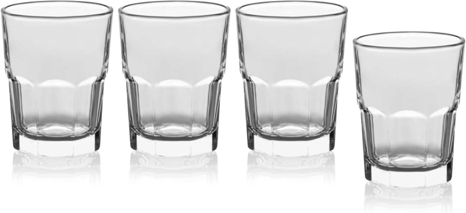 Libbey Heavy Base Juice Glasses Set of 4 tillescenter Mixed Drinkware