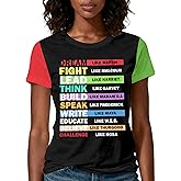 Black History Month Shirts Women Dream Like Martin Shirts Juneteenth Shirt African American Rights Equality Tee Tops